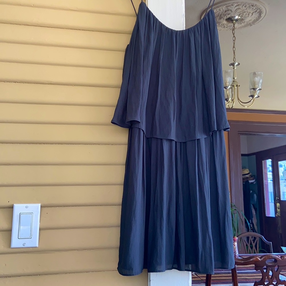 ZARA SPAGHETTI STRAPS BLACK DRESS SMALL